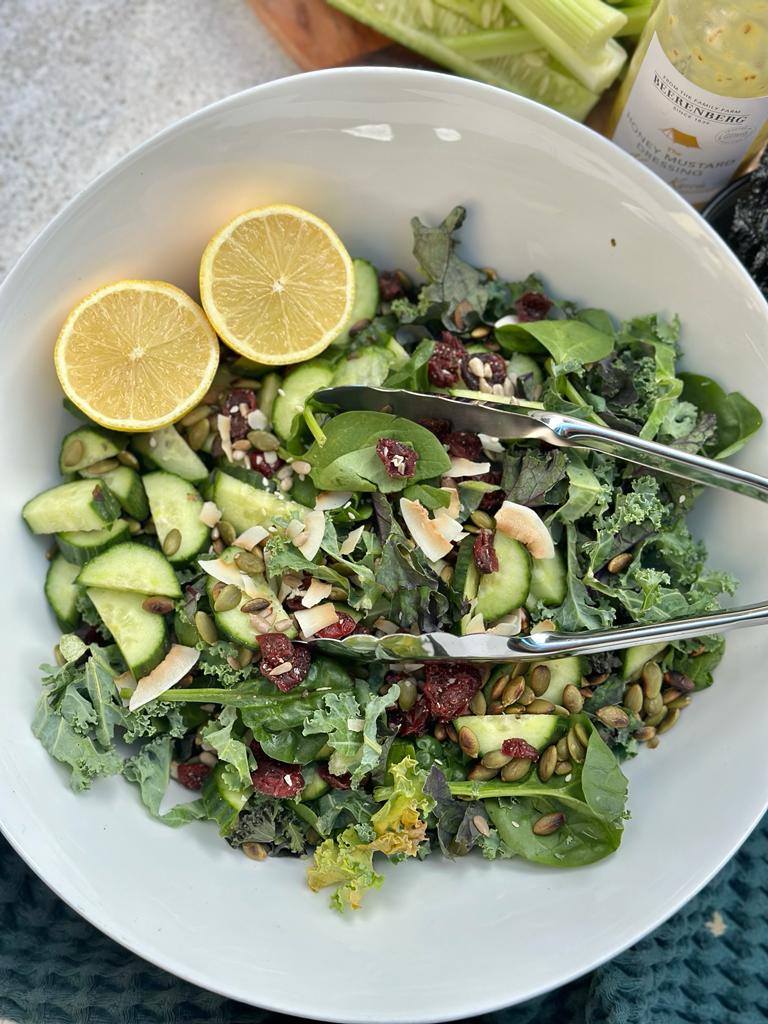 Kale, Seed & Cranberry Salad