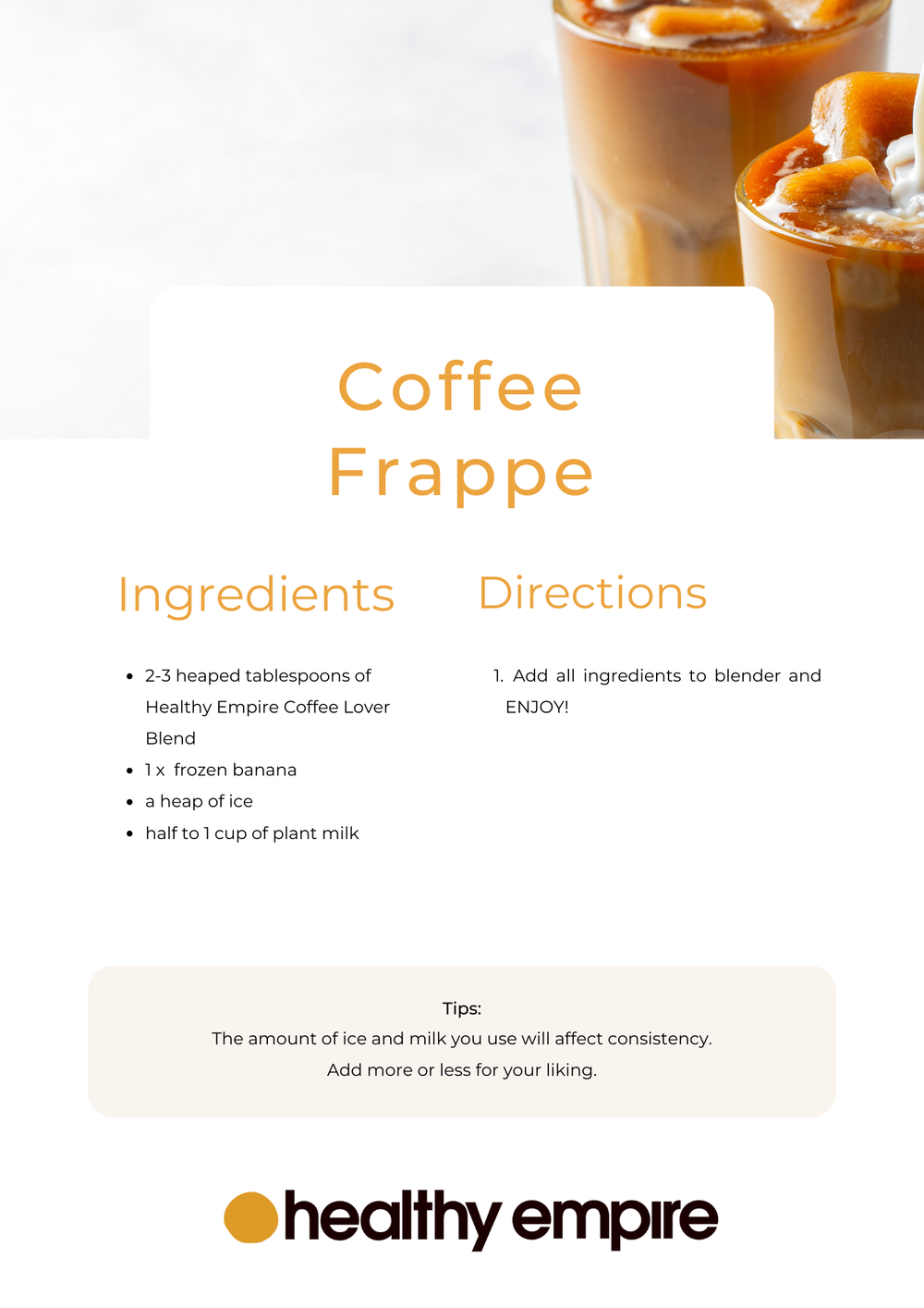 Coffee Lover Frappe