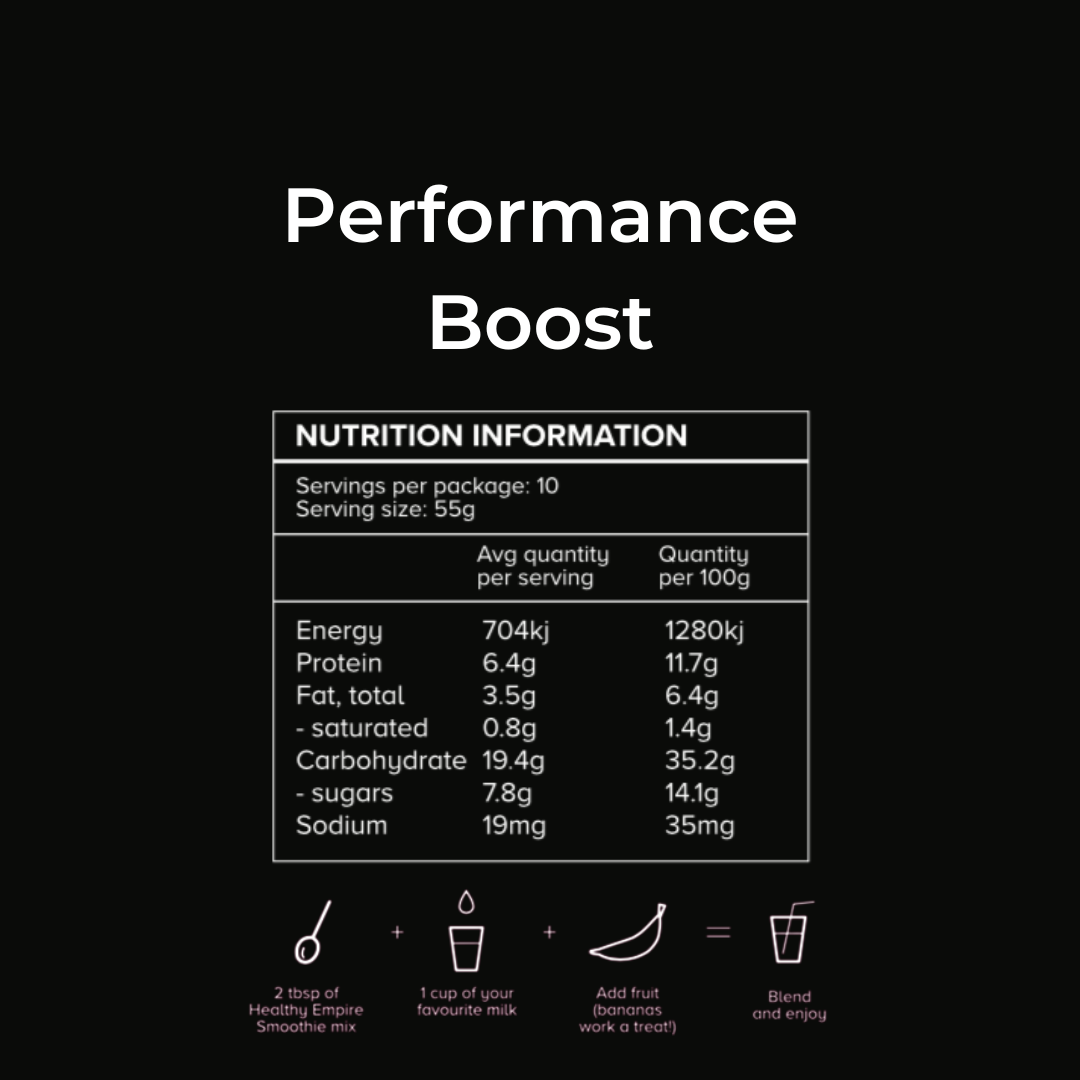 
                  
                    Healthy Empire Performance Boost 550g
                  
                